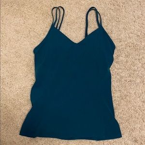 Teal Lululemon Tank with Shelf Bra - size 4